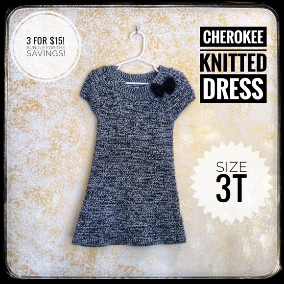 Cherokee Other - ❤️3/$15❤️ Cherokee Glitter knitted dress